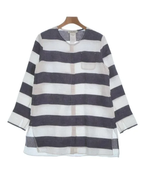 'S Max Mara Casual shirts-- Solid Color Striped Floral