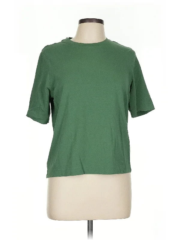 Short Sleeve T Shirt-- Front Pockets Side Pockets Patch Pockets