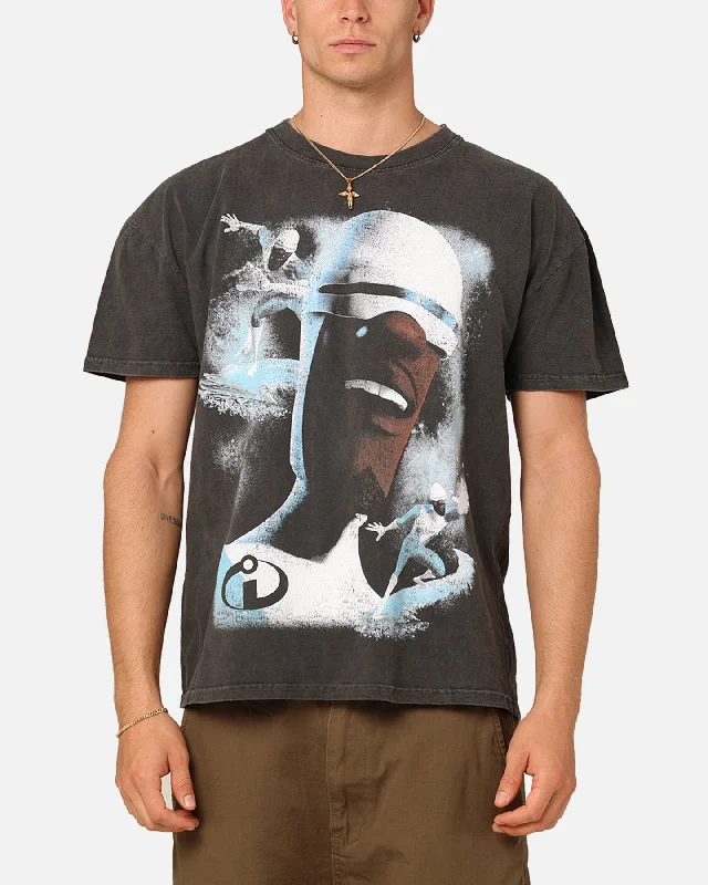 American Thrift X Pixar Frozone Heavyweight T-Shirt Black Wash-- Boxy Fit Fitted Loose American Thrift X Pixar Frozone Heavyweight T-Shirt Black Wash-- Boxy Fit Fitted Loose