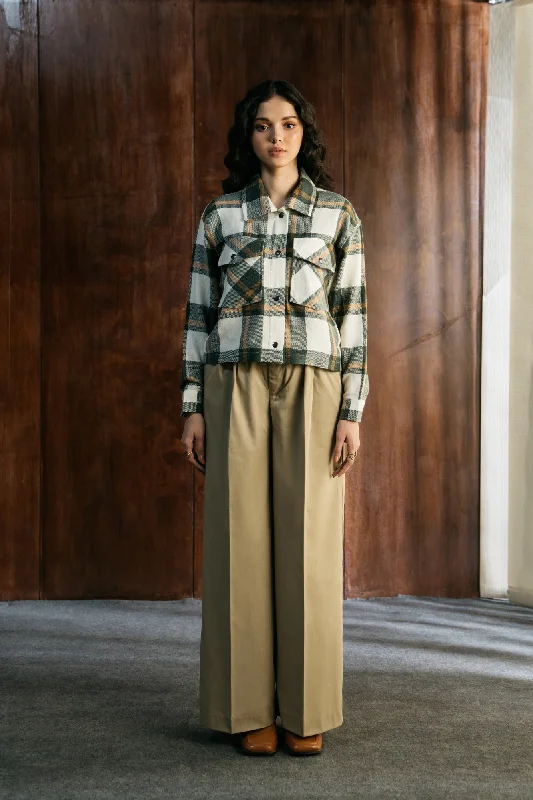 PRINTED OVERSHIRT (E1233/108/003)-- Handmade Hand-knitted Hand-woven