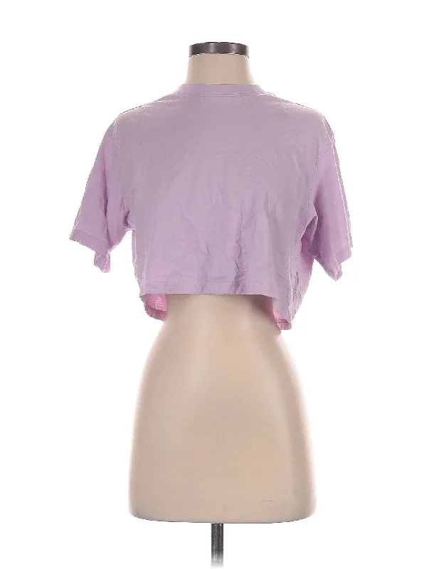 Short Sleeve T Shirt-- Handmade Hand-knitted Hand-woven