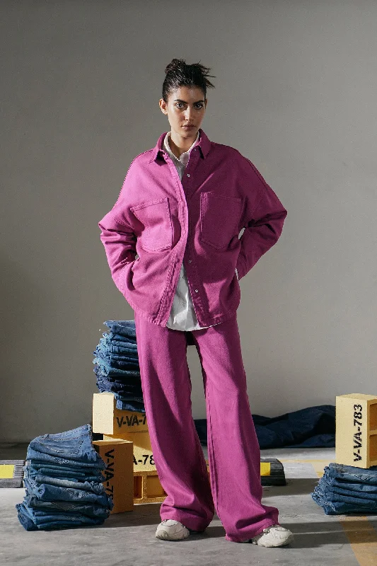 OVERSHIRT (E0626/108/506)-- Polka Dot Checkered Tartan