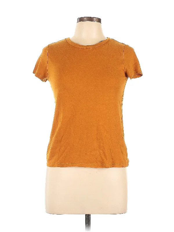 Short Sleeve T Shirt-- Collared Crew Neck Turtle Neck