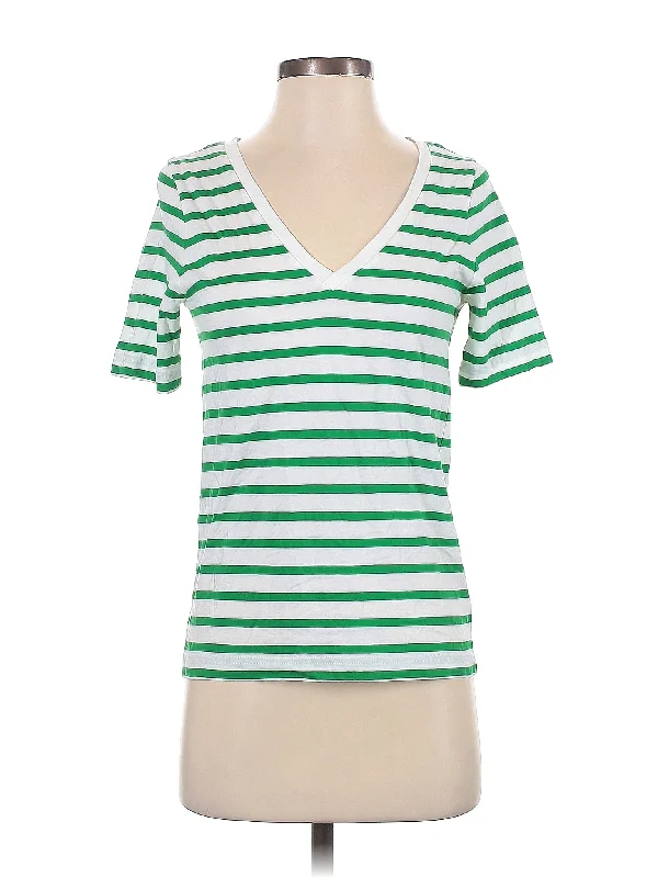 Short Sleeve T Shirt-- Polka Dot Checkered Tartan