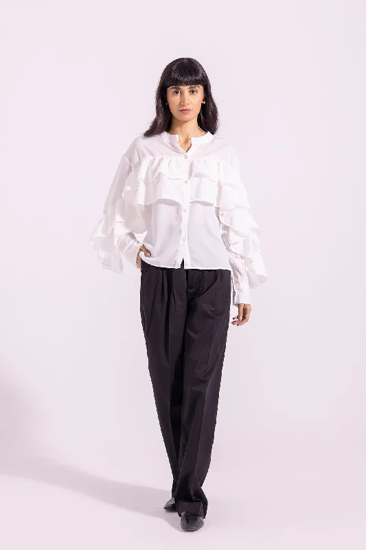 SOLID BUTTON DOWN SHIRT (E1245/108/002)-- Fashionable Trendy Casual