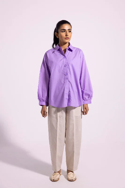 SOLID COLLAR NECK SHIRT (E0821/108/511)-- Anti-Shrink Durable Soft