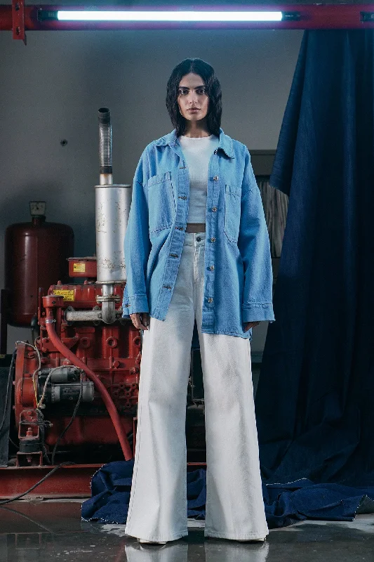 OVERSHIRT (E0617/108/606)-- Hooded Caped Shawl Collar