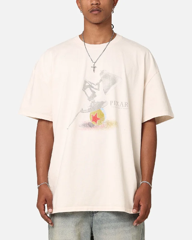 American Thrift X Pixar Heavyweight T-Shirt Off White-- Elegant Classic Vintage