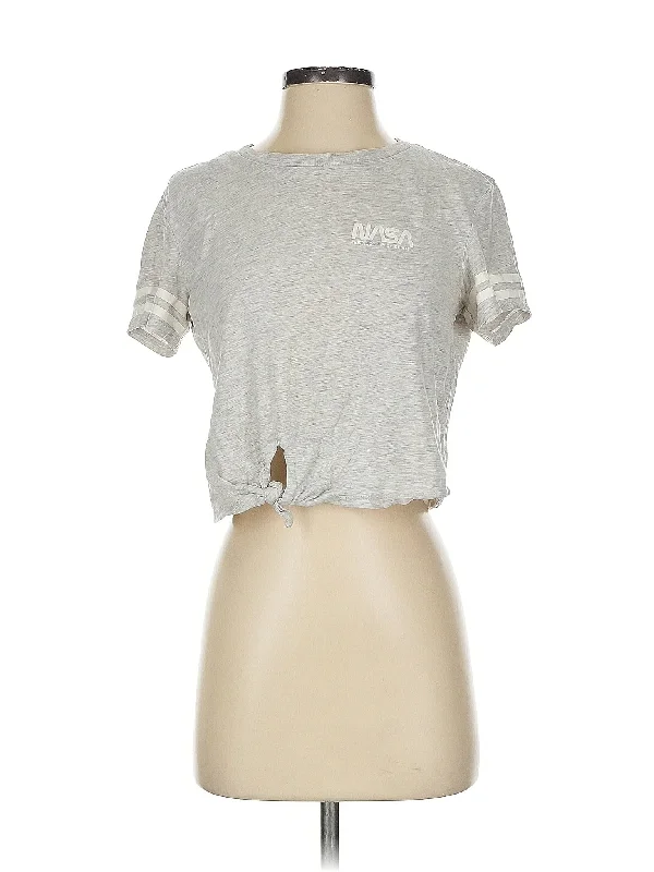 Short Sleeve T Shirt-- Chenille Brocade Lace
