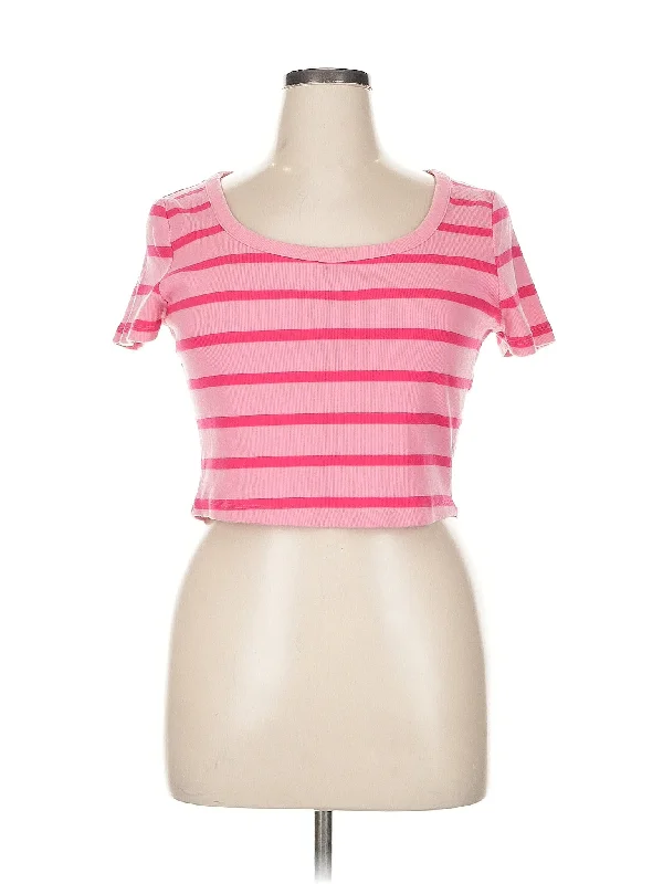 Short Sleeve T Shirt-- Thin T-Shirt Open Front Quick Dry
