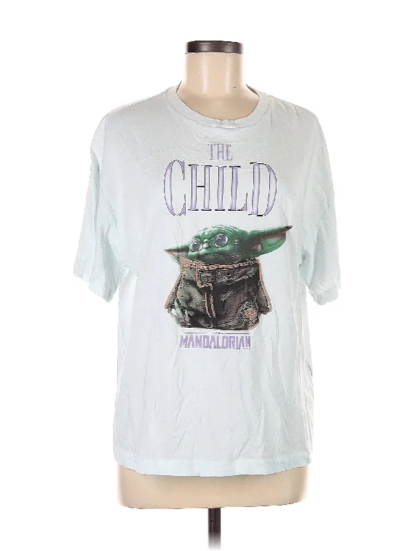 Short Sleeve T Shirt-- Sequined Glittery Shiny