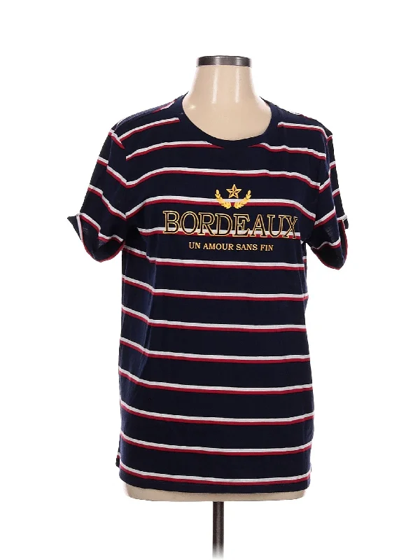 Short Sleeve T Shirt-- Plaid T-Shirt Polka Dot Checkered