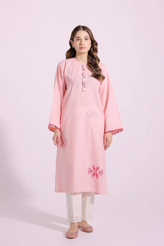 EMBROIDERED SHIRT (E4029/102/326)-- Zippered Front Buttoned Front Snap Front