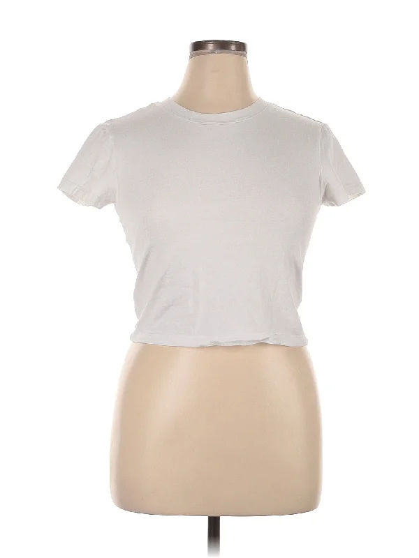Short Sleeve T Shirt-- Faux Fur Fabric Real Fur Fabric Shearling Fabric