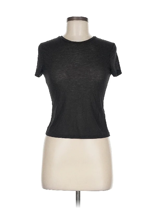 Short Sleeve T Shirt-- Front Pockets Side Pockets Patch Pockets