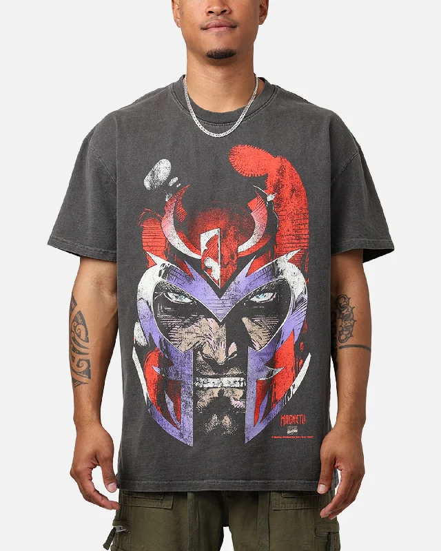 Marvel X-Men Magneto Heavyweight T-Shirt Black Wash-- Fitted T-Shirt Seamless Stretchy Marvel X-Men Magneto Heavyweight T-Shirt Black Wash-- Fitted T-Shirt Seamless Stretchy