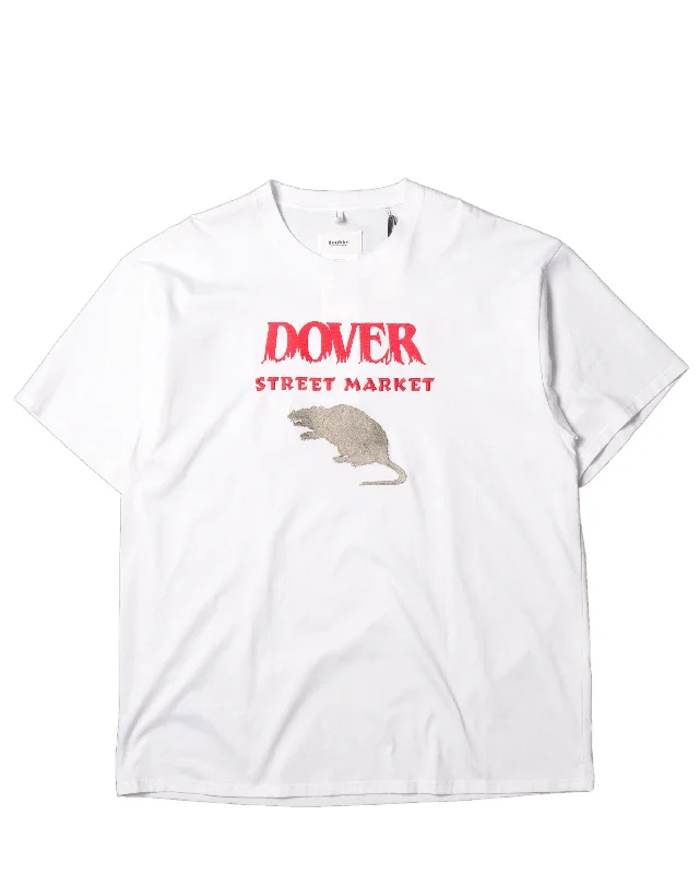 Dover Street Market "Year of The Rat" T-Shirt-- Solid Color Striped Floral