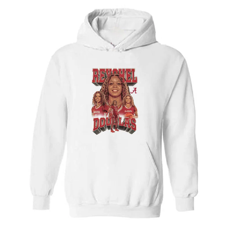 Alabama - NCAA Women's Basketball : Reychel Douglas - Player Collage Hooded Sweatshirt Hoodie with Pocket Utility Practical Alabama - NCAA Women's Basketball : Reychel Douglas - Player Collage Hooded Sweatshirt Hoodie with Pocket Utility Practical