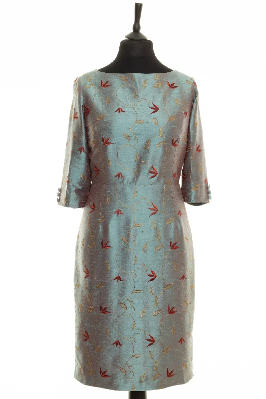 Sophia Dress in Paris - Bateau Neck Tunics Distressed trendy