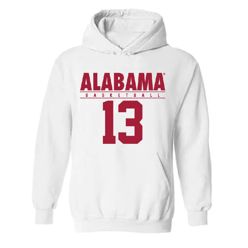 Alabama - NCAA Women's Basketball : Jeanna Cunningham - Classic Fashion Shersey Hooded Sweatshirt Hoodie with Button Classic Timeless Alabama - NCAA Women's Basketball : Jeanna Cunningham - Classic Fashion Shersey Hooded Sweatshirt Hoodie with Button Classic Timeless