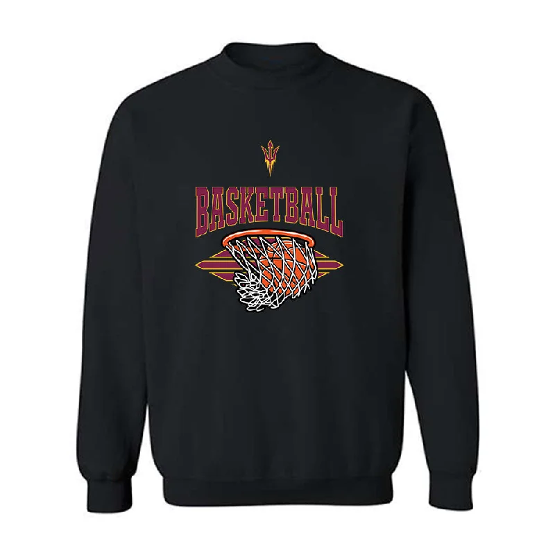 Arizona State - NCAA Women's Basketball : Timya Grice - Classic Fashion Shersey Crewneck Sweatshirt Hoodie with Oversized Fit Loose Comfortable Arizona State - NCAA Women's Basketball : Timya Grice - Classic Fashion Shersey Crewneck Sweatshirt Hoodie with Oversized Fit Loose Comfortable