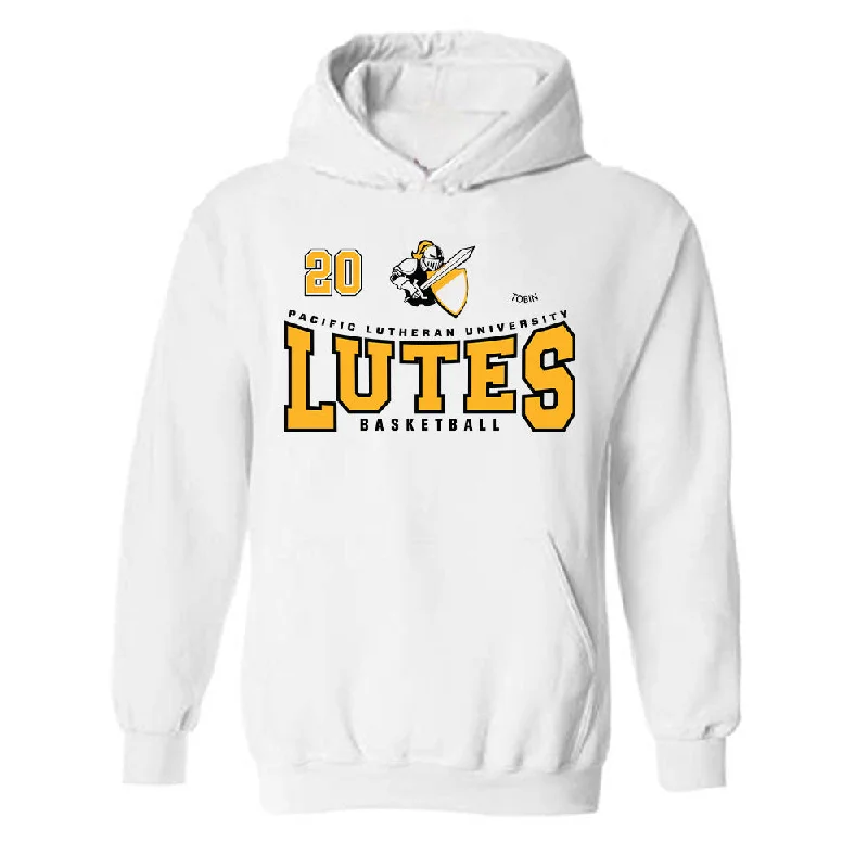 PLU - NCAA Women's Basketball : Brandie Tobin - Classic Fashion Shersey Hooded Sweatshirt Hoodie with Rolled Sleeves Casual Relaxed PLU - NCAA Women's Basketball : Brandie Tobin - Classic Fashion Shersey Hooded Sweatshirt Hoodie with Rolled Sleeves Casual Relaxed