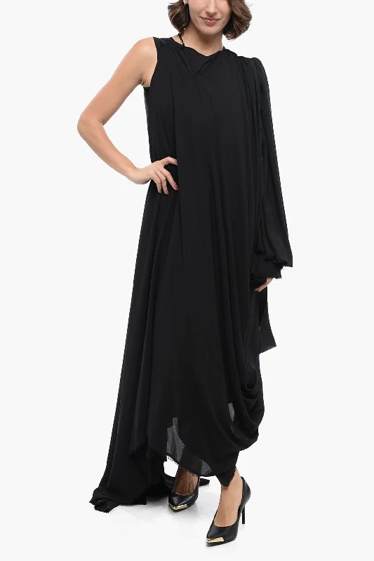 Balenciaga Asymmetric ALL-IN Dress with Large Fit Tunics Fashionable trendy