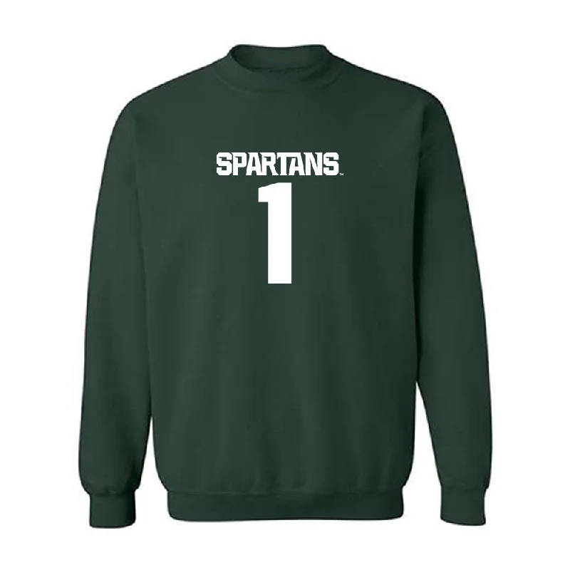 Michigan State - NCAA Women's Basketball : Jaddan Simmons - Generic Shersey Crewneck Sweatshirt Hoodie Sweatshirt Pullover Michigan State - NCAA Women's Basketball : Jaddan Simmons - Generic Shersey Crewneck Sweatshirt Hoodie Sweatshirt Pullover