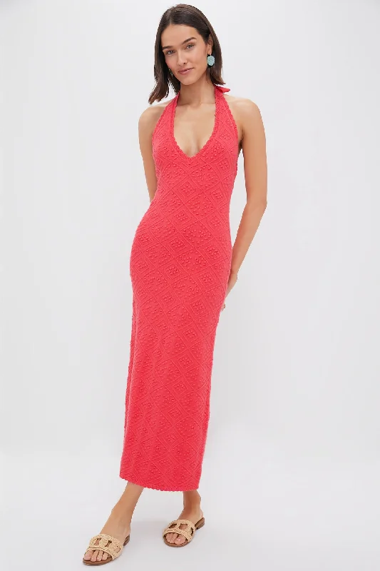 Watermelon Knit Hollis Halter Dress Tunics Modern contemporary