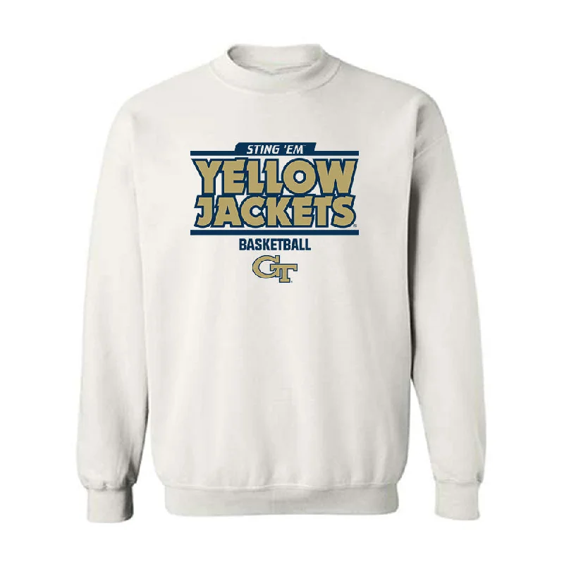 Georgia Tech - NCAA Women's Basketball : Zoesha Smith - Classic Fashion Shersey Crewneck Sweatshirt Hoodie with Stripes Bold Sporty Georgia Tech - NCAA Women's Basketball : Zoesha Smith - Classic Fashion Shersey Crewneck Sweatshirt Hoodie with Stripes Bold Sporty