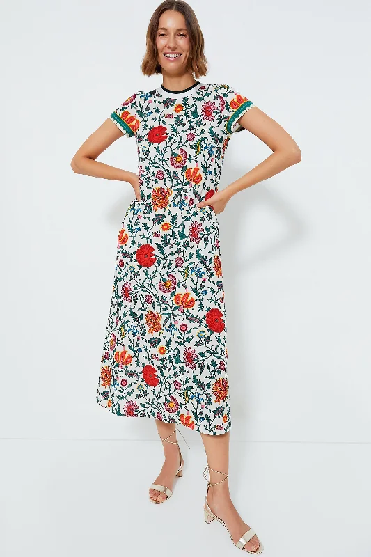 Dragonflower Mini Barre Sporty Swing Dress sweetheart Neckline Romantic