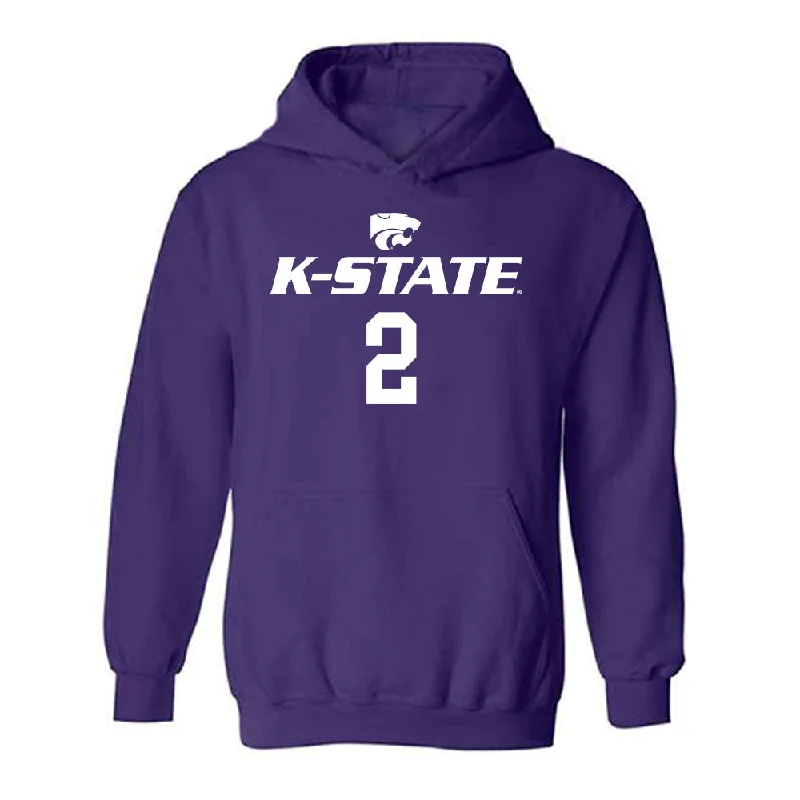 Kansas State - NCAA Women's Basketball : Temira Poindexter - Classic Shersey Hooded Sweatshirt Hooded Sweatshirt Casual Wear Street Style Kansas State - NCAA Women's Basketball : Temira Poindexter - Classic Shersey Hooded Sweatshirt Hooded Sweatshirt Casual Wear Street Style