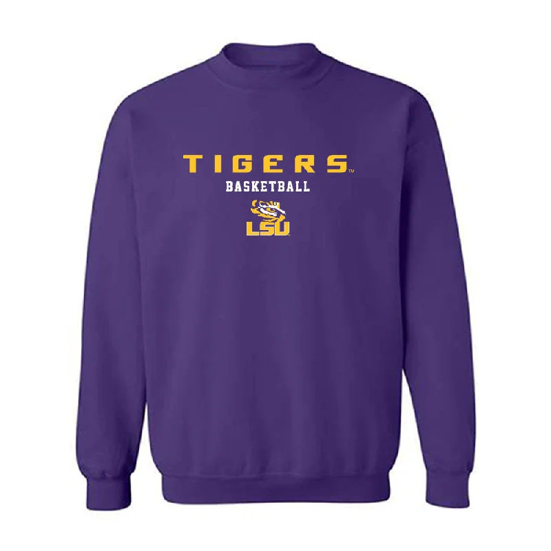 LSU - NCAA Women's Basketball : Mjracle Sheppard - Classic Shersey Crewneck Sweatshirt Hoodie with Distressed Vintage Worn LSU - NCAA Women's Basketball : Mjracle Sheppard - Classic Shersey Crewneck Sweatshirt Hoodie with Distressed Vintage Worn