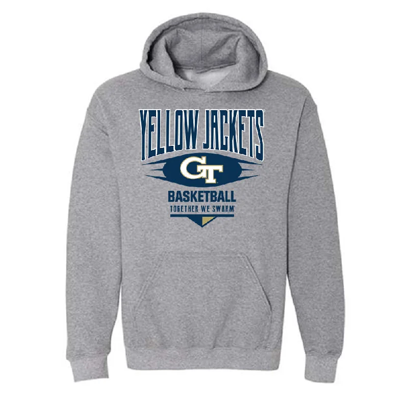 Georgia Tech - NCAA Women's Basketball : Zoesha Smith - Classic Shersey Hooded Sweatshirt Hoodie with Thumb Holes Functional Cozy Georgia Tech - NCAA Women's Basketball : Zoesha Smith - Classic Shersey Hooded Sweatshirt Hoodie with Thumb Holes Functional Cozy