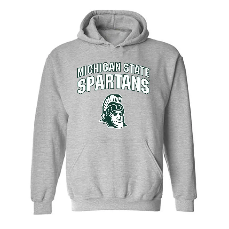 Michigan State - NCAA Women's Basketball : Jaddan Simmons - Sports Shersey Hooded Sweatshirt Hoodie with Logo Branding Identity Michigan State - NCAA Women's Basketball : Jaddan Simmons - Sports Shersey Hooded Sweatshirt Hoodie with Logo Branding Identity