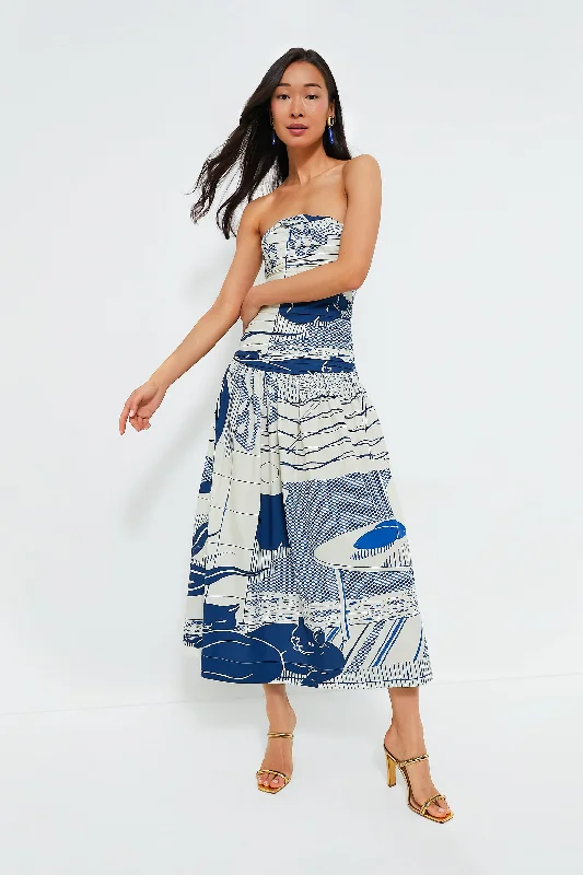 Playa Print Maia Dress Tunics Fleece cozy