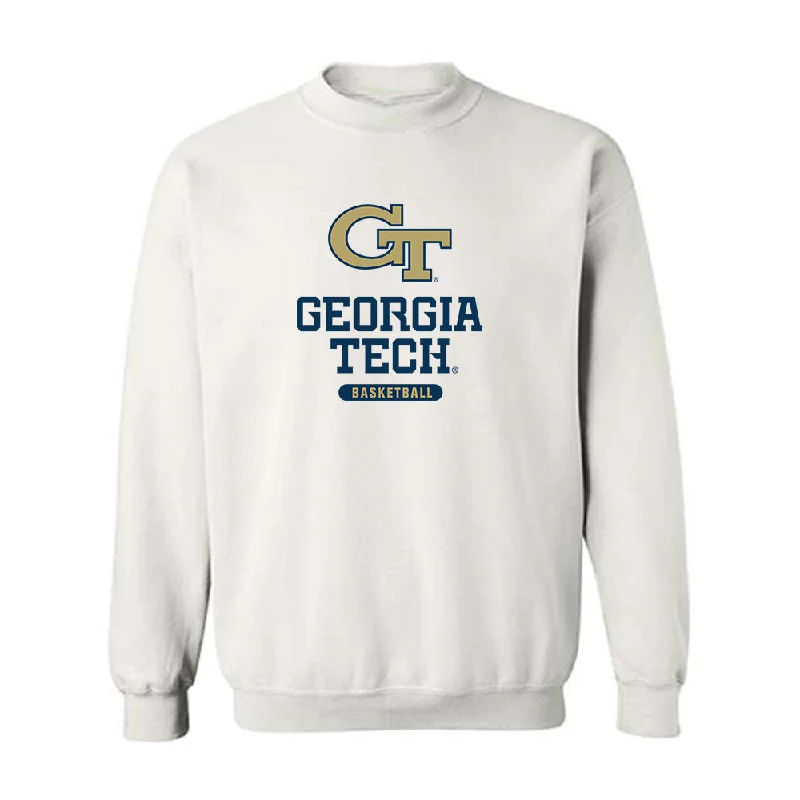 Georgia Tech - NCAA Women's Basketball : Zoesha Smith - Classic Shersey Crewneck Sweatshirt Hoodie with Ribbed Cuffs Snug Fit Comfort Georgia Tech - NCAA Women's Basketball : Zoesha Smith - Classic Shersey Crewneck Sweatshirt Hoodie with Ribbed Cuffs Snug Fit Comfort