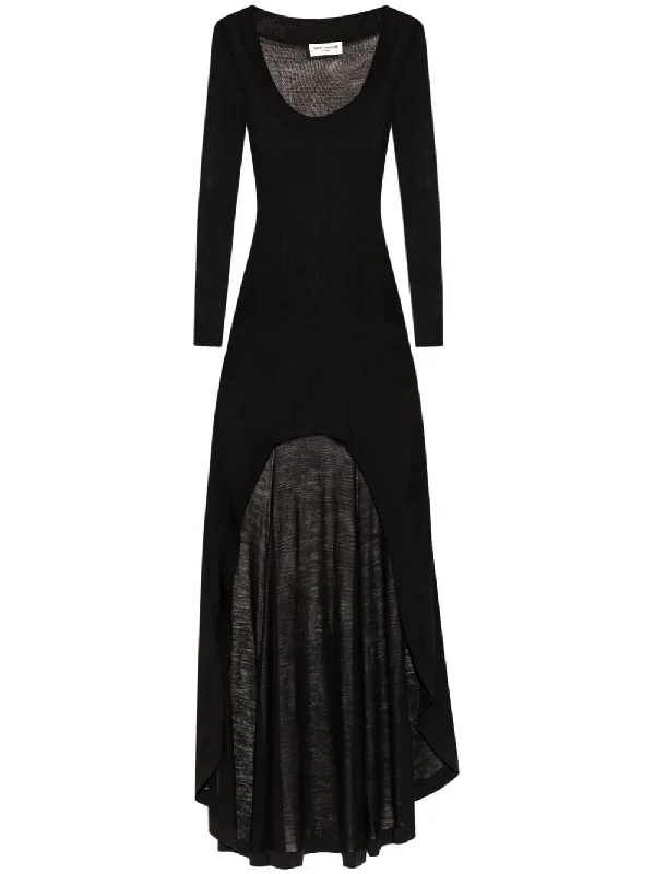 Saint Laurent Women's  Dresses Black Tunics Trendy modern
