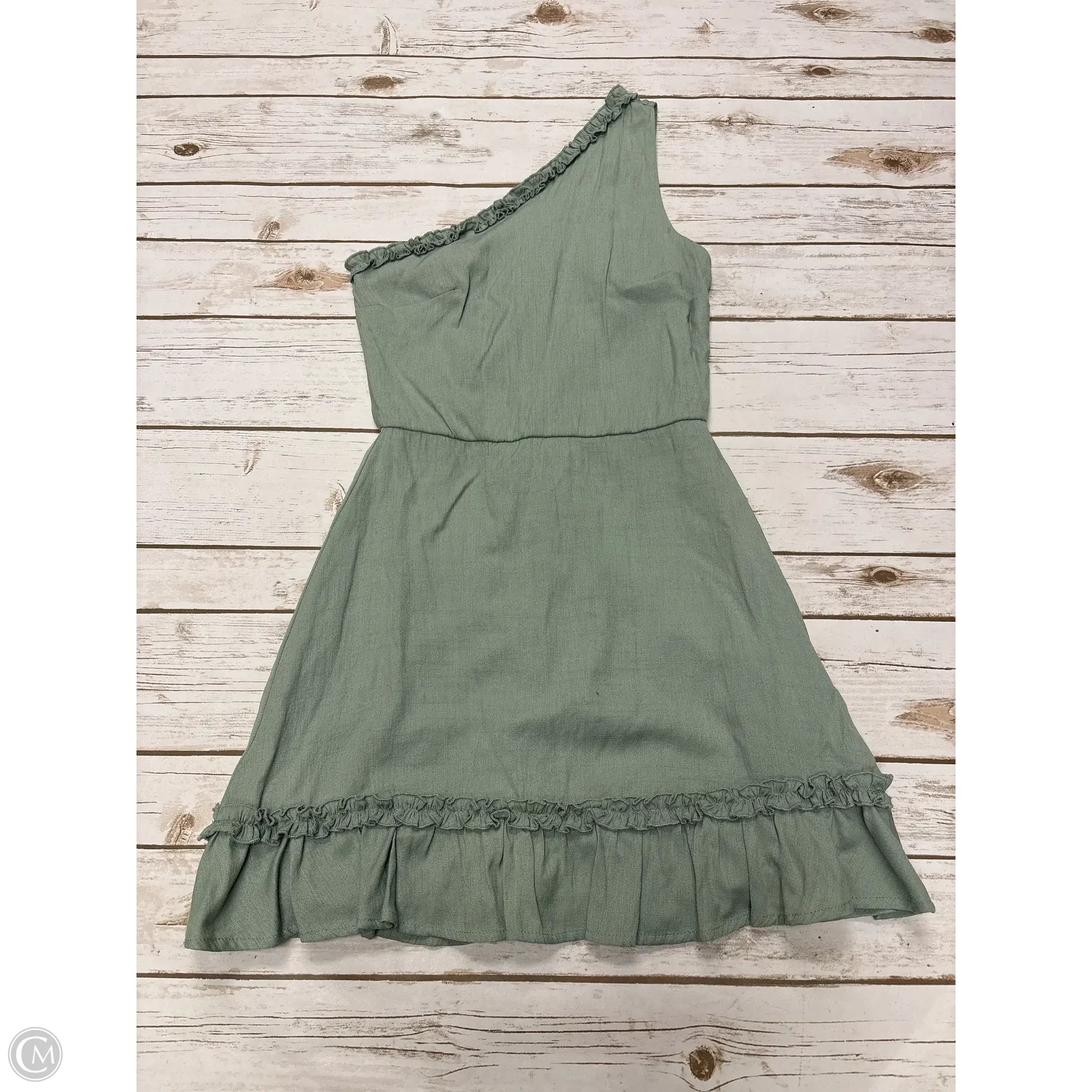 Dress Casual Short By Mon Ami In Green, Size: Xs Tunics Fall fleece