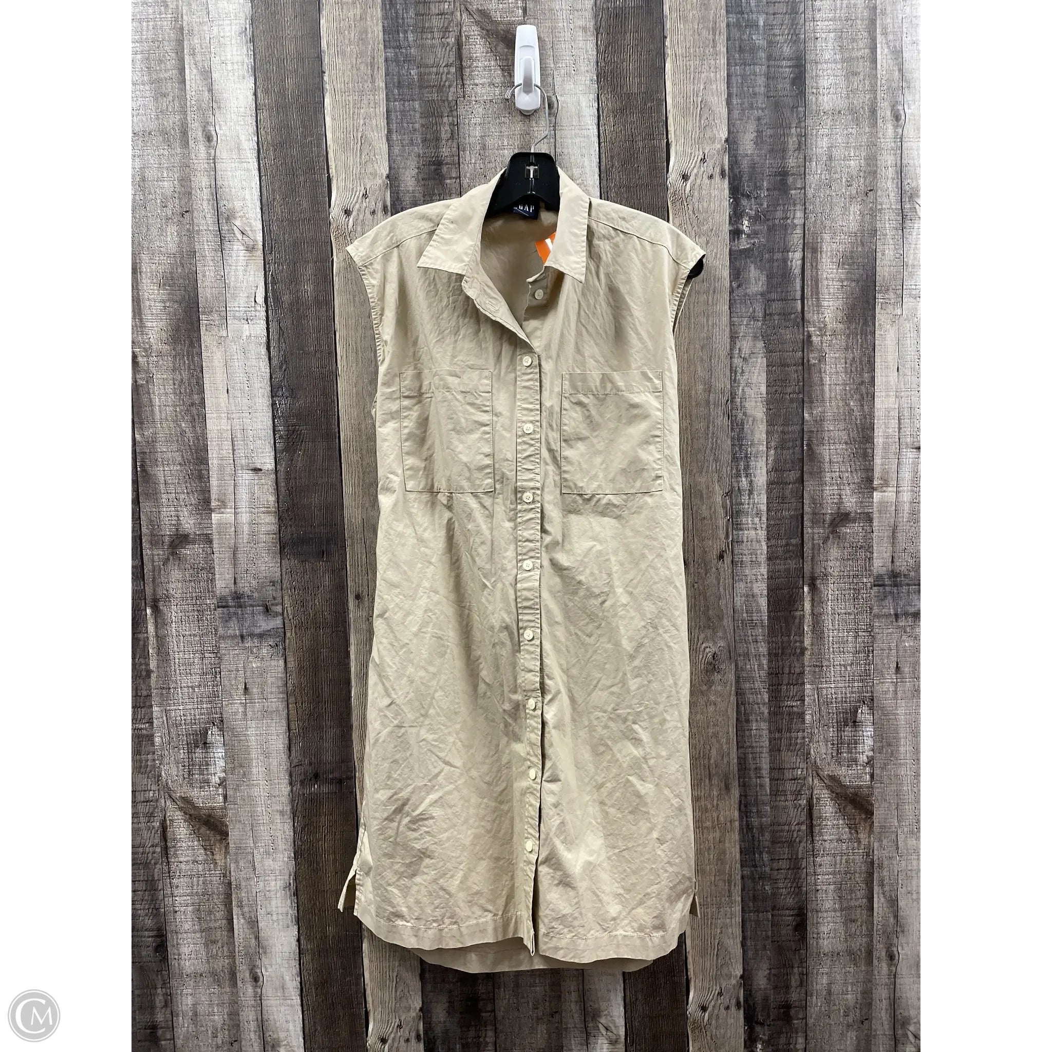 Dress Casual Short By Gap In Taupe, Size: M Tunics Vintage classic