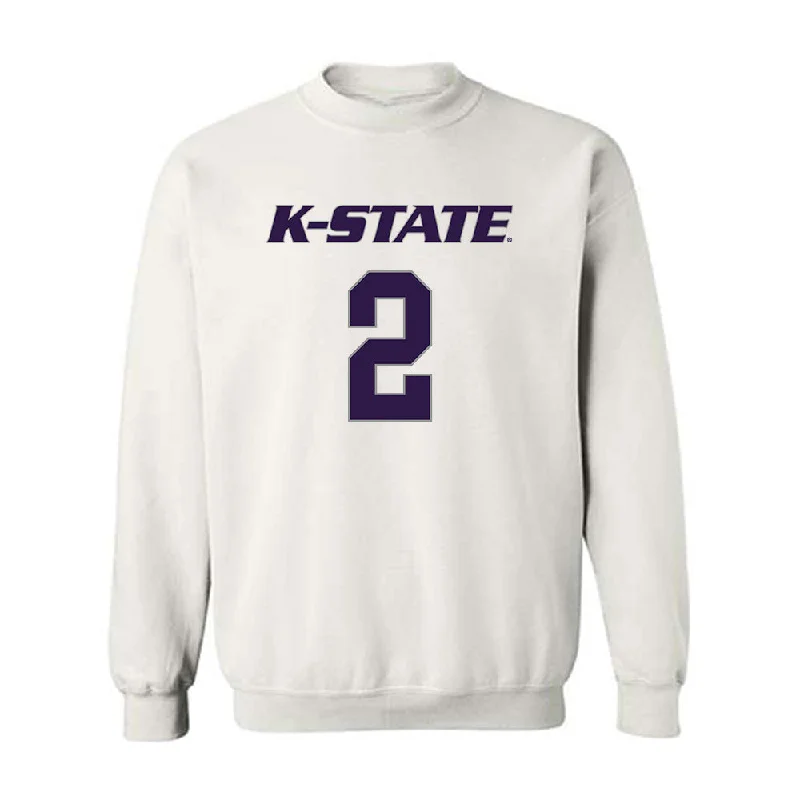Kansas State - NCAA Women's Basketball : Temira Poindexter - Classic Shersey Crewneck Sweatshirt Hoodie with Hem Lace Feminine Delicate Kansas State - NCAA Women's Basketball : Temira Poindexter - Classic Shersey Crewneck Sweatshirt Hoodie with Hem Lace Feminine Delicate