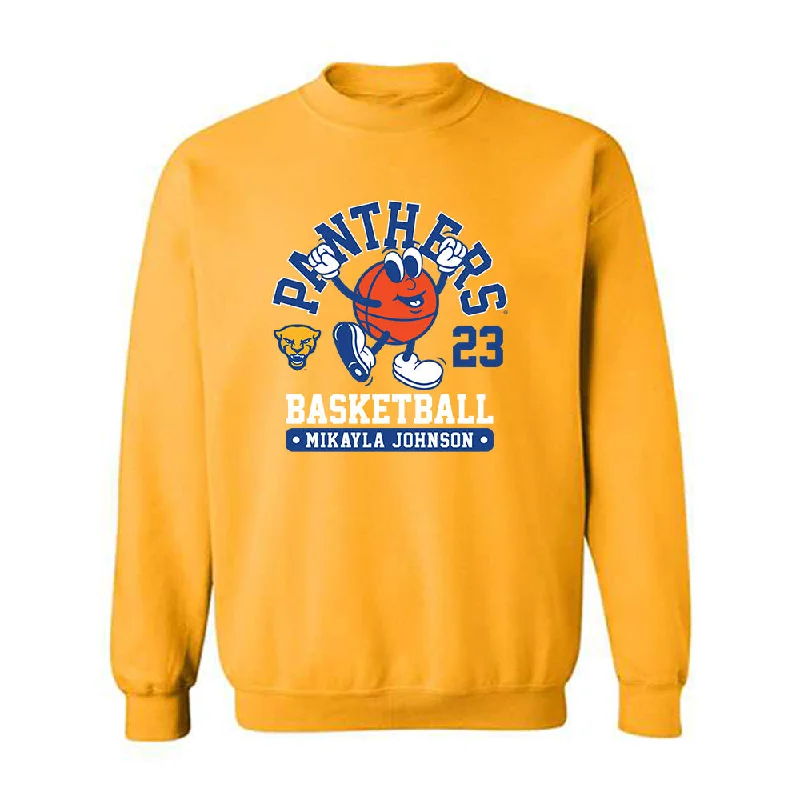Pittsburgh - NCAA Women's Basketball : Mikayla Johnson - Fashion Shersey Crewneck Sweatshirt Hoodie Dress Longline Feminine Pittsburgh - NCAA Women's Basketball : Mikayla Johnson - Fashion Shersey Crewneck Sweatshirt Hoodie Dress Longline Feminine