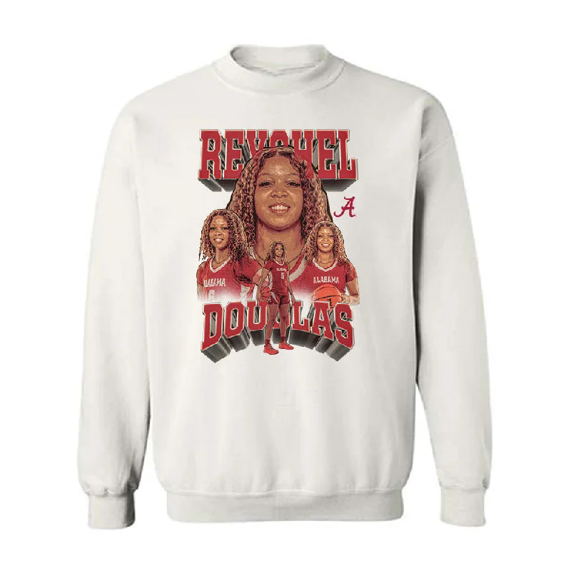 Alabama - NCAA Women's Basketball : Reychel Douglas - Player Collage Crewneck Sweatshirt Hoodie Crop Top Short Trendy Alabama - NCAA Women's Basketball : Reychel Douglas - Player Collage Crewneck Sweatshirt Hoodie Crop Top Short Trendy