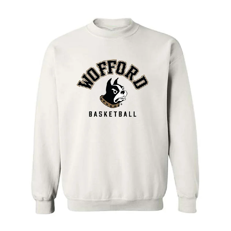 Wofford - NCAA Women's Basketball : Mia Flor - Classic Shersey Crewneck Sweatshirt Hoodie with Belted Waist Structured Tailored Wofford - NCAA Women's Basketball : Mia Flor - Classic Shersey Crewneck Sweatshirt Hoodie with Belted Waist Structured Tailored