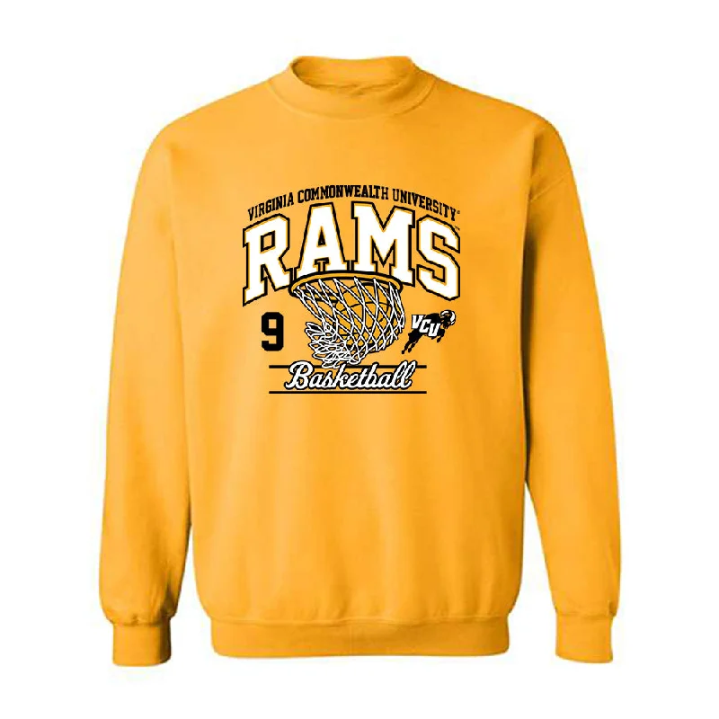 VCU - NCAA Women's Basketball : Alexis Black - Sports Shersey Crewneck Sweatshirt Hoodie with Slit Hem Functional Movement VCU - NCAA Women's Basketball : Alexis Black - Sports Shersey Crewneck Sweatshirt Hoodie with Slit Hem Functional Movement