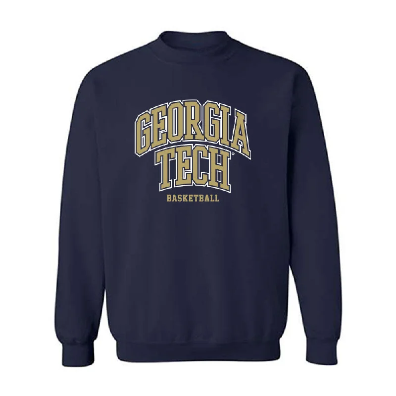 Georgia Tech - NCAA Women's Basketball : Zoesha Smith - Classic Shersey Crewneck Sweatshirt Hoodie with Lace Feminine Delicate Georgia Tech - NCAA Women's Basketball : Zoesha Smith - Classic Shersey Crewneck Sweatshirt Hoodie with Lace Feminine Delicate