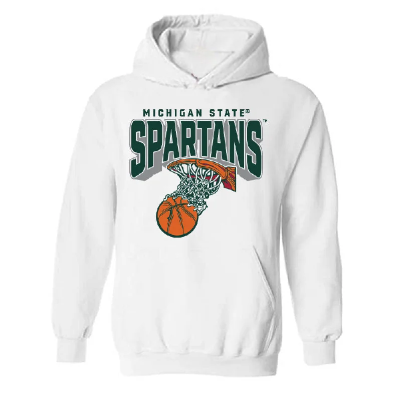 Michigan State - NCAA Women's Basketball : Jaddan Simmons - Sports Shersey Hooded Sweatshirt Oversized Hoodie Comfort Casual Michigan State - NCAA Women's Basketball : Jaddan Simmons - Sports Shersey Hooded Sweatshirt Oversized Hoodie Comfort Casual