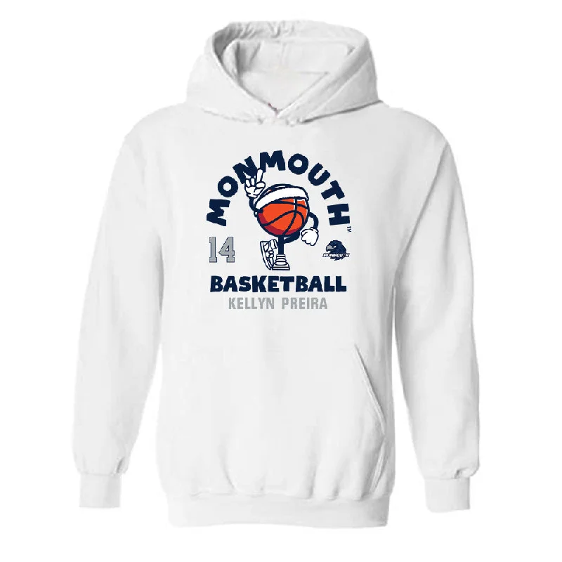 Monmouth - NCAA Women's Basketball : Kellyn Preira - Fashion Shersey Hooded Sweatshirt Hoodie with Relaxed Fit Easy Casual Monmouth - NCAA Women's Basketball : Kellyn Preira - Fashion Shersey Hooded Sweatshirt Hoodie with Relaxed Fit Easy Casual