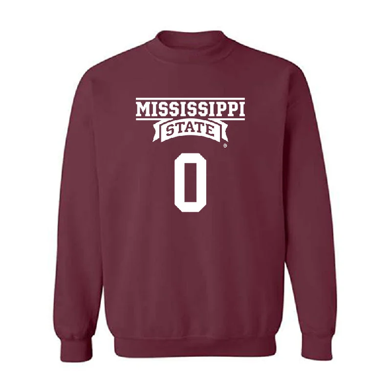 Mississippi State - NCAA Women's Basketball : Darrione Rogers - Classic Shersey Crewneck Sweatshirt Hoodie with Metallic Shiny Futuristic Mississippi State - NCAA Women's Basketball : Darrione Rogers - Classic Shersey Crewneck Sweatshirt Hoodie with Metallic Shiny Futuristic