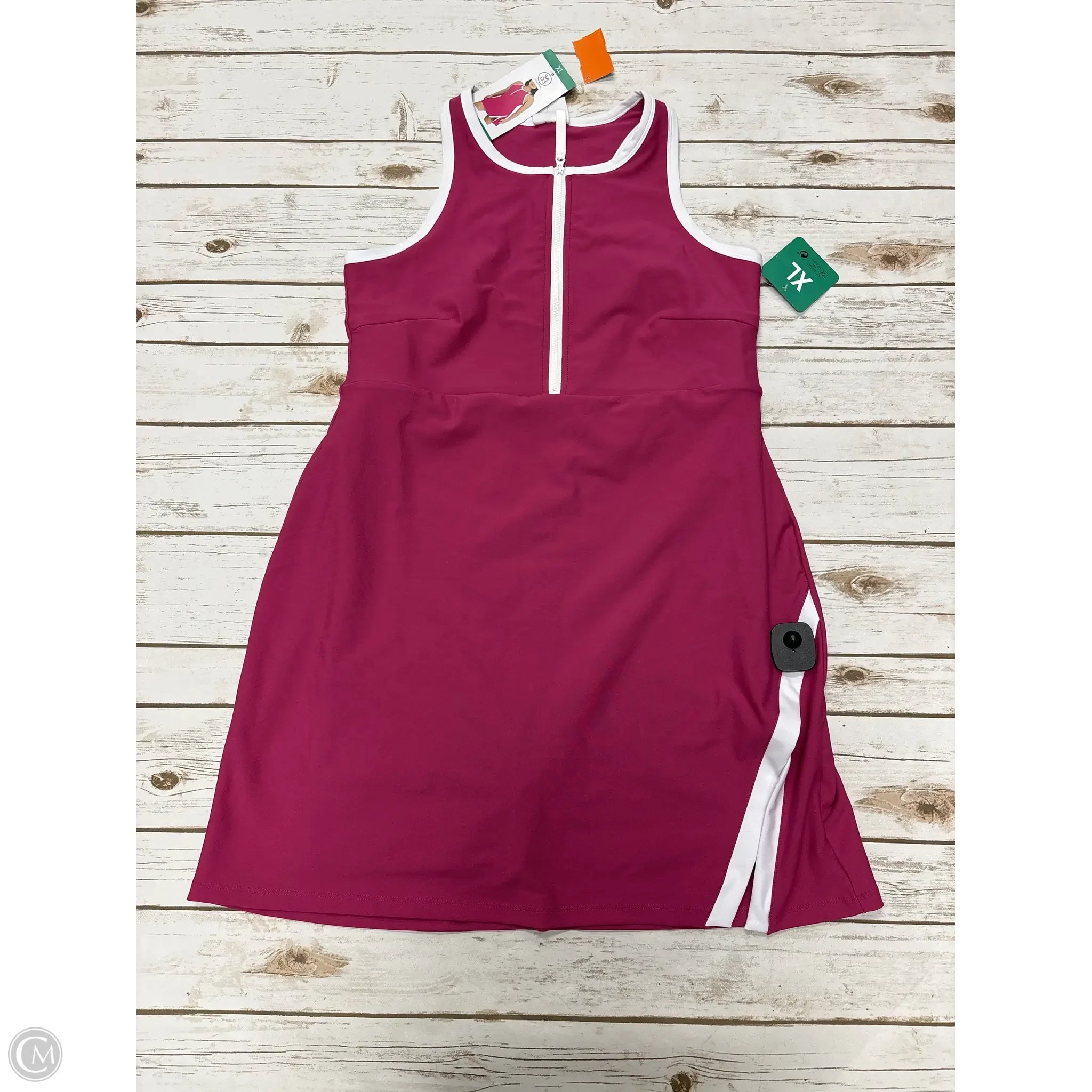 Athletic Dress By Sage In Pink & White, Size: Xl Tunics Custom made